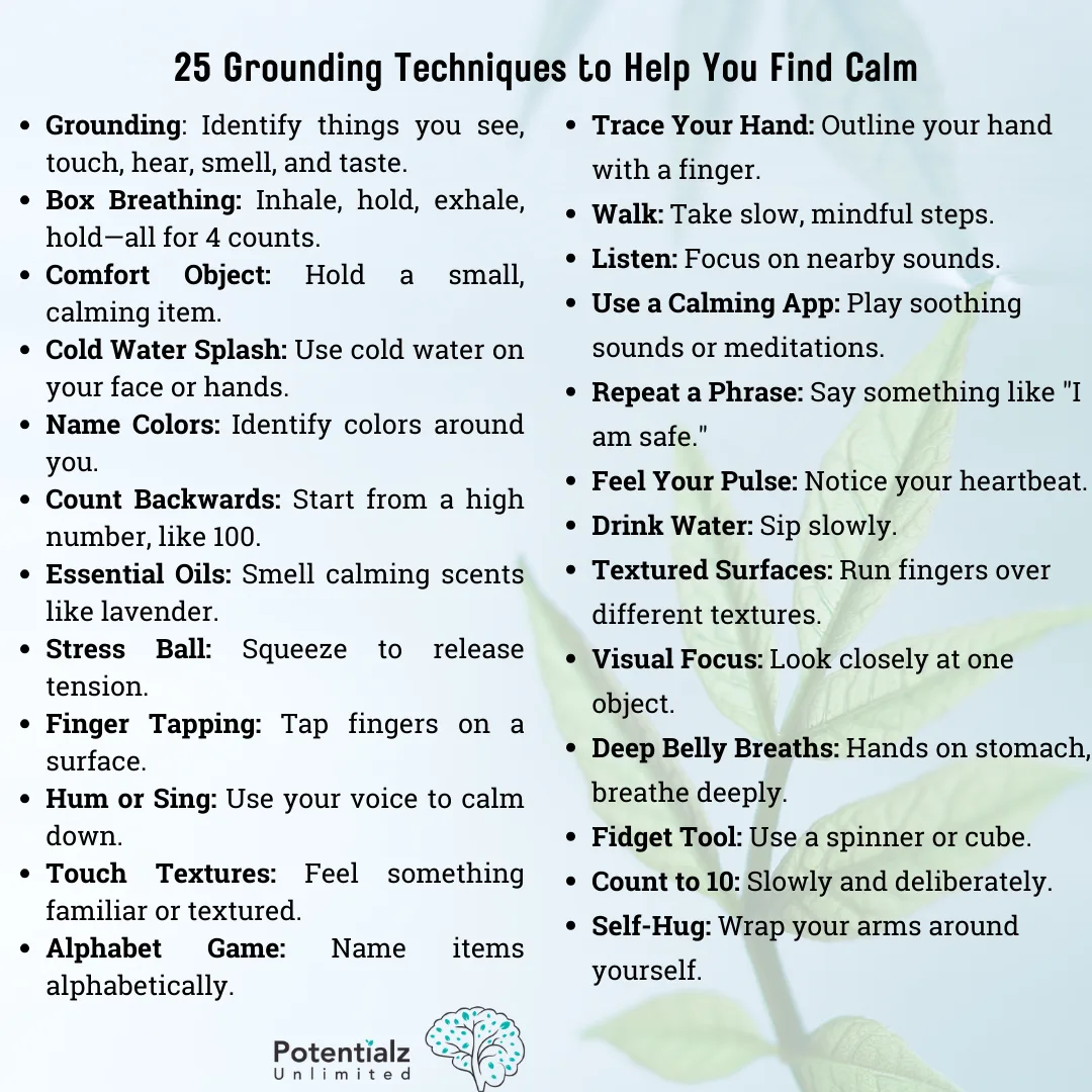 25 Grounding Techniques to Help You Find Calm