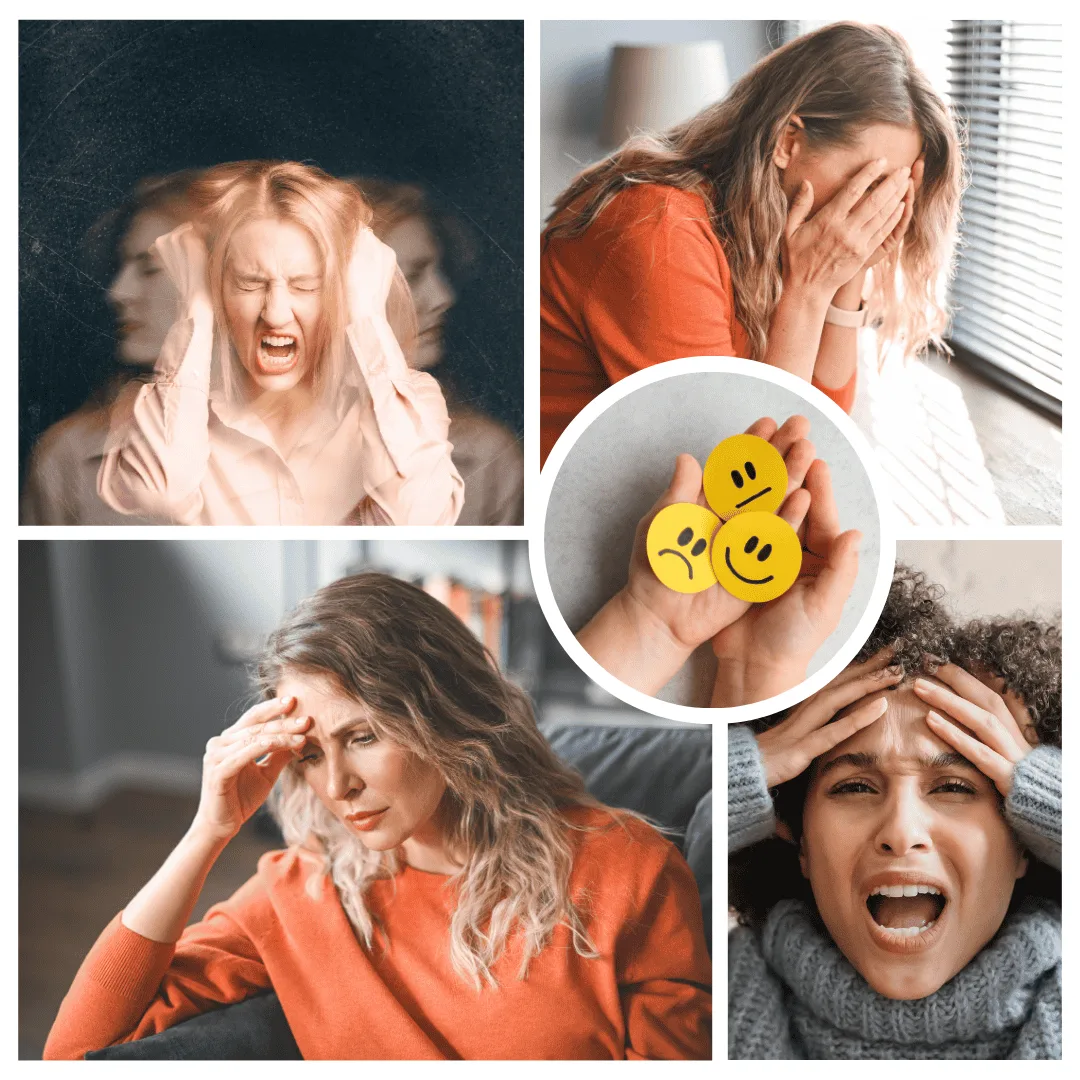 Different emotions of frustrations