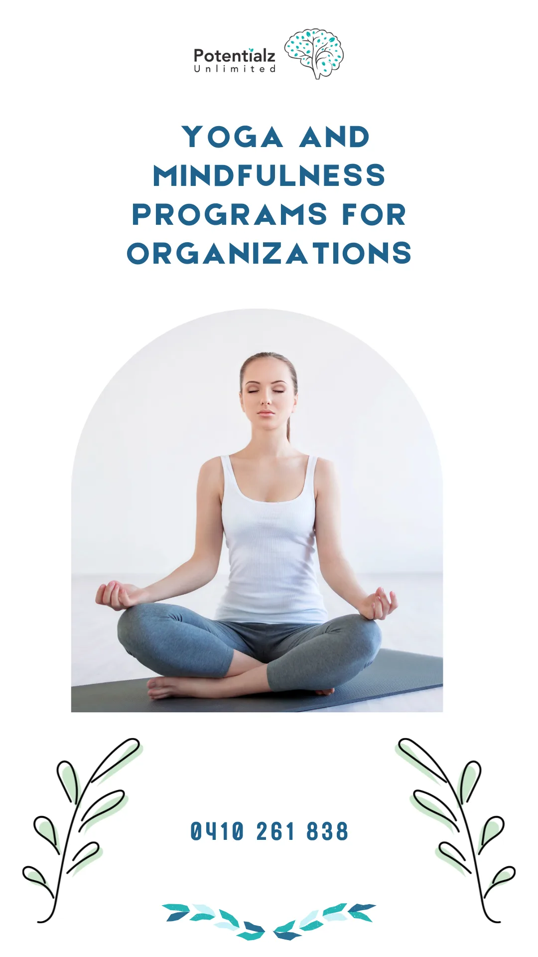 flyer - yoga and mindfulness programs for organizations