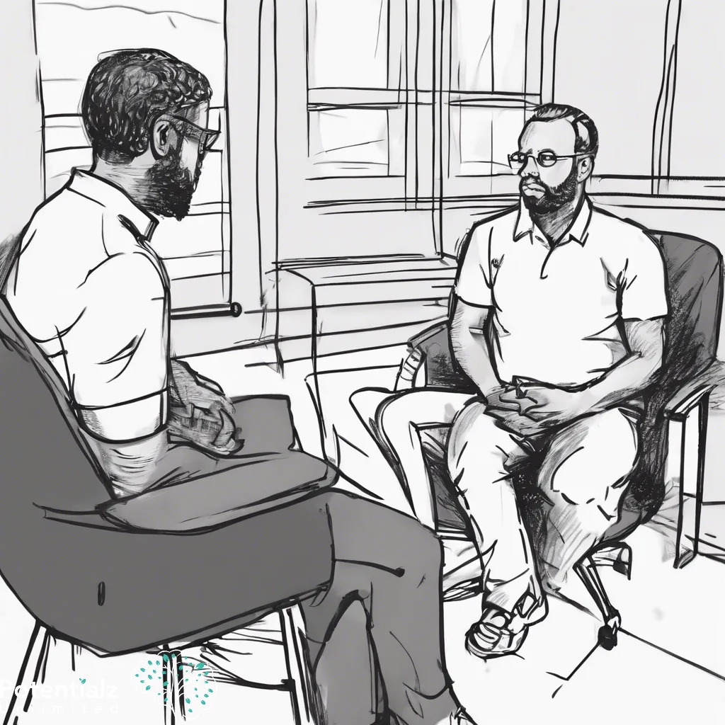 A Cognitive Behavioral Therapy (CBT) session in progress