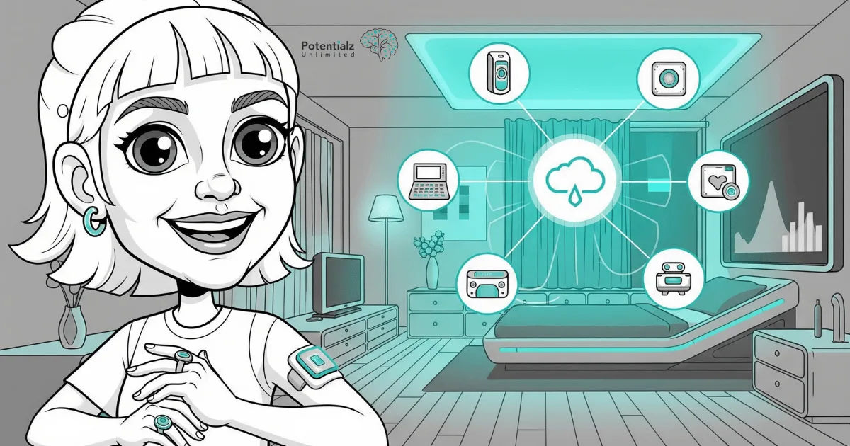 Devices helping a person maintain a good routine for circardian rhythm maintenance
