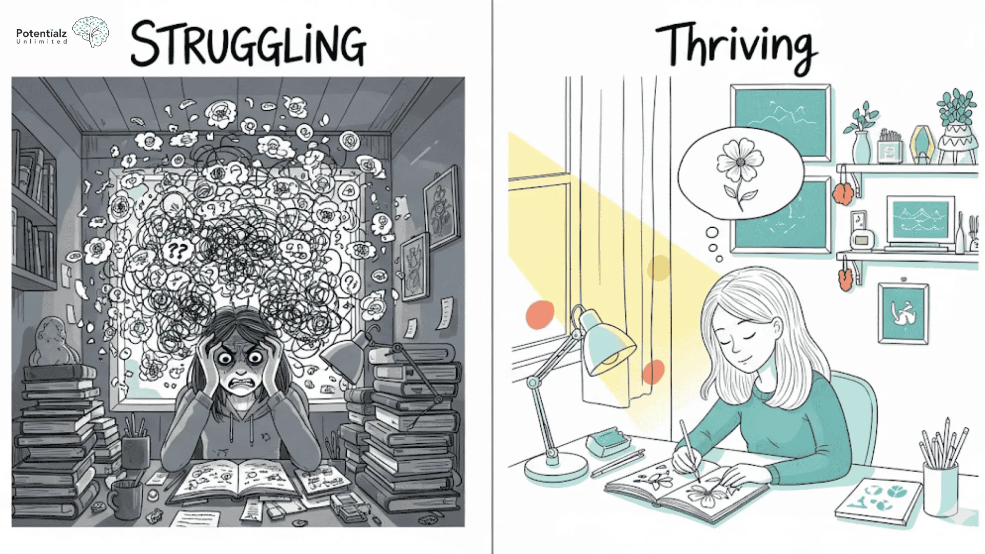 From Chaos to Clarity: The Impact of Proper ADHD Diagnosis and Treatment.